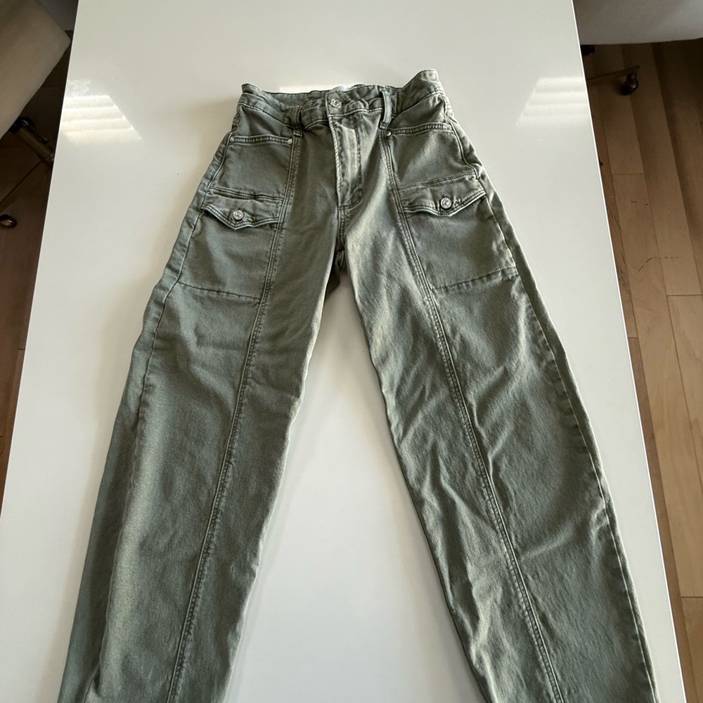PAIGE Olive Green Cargo Pants